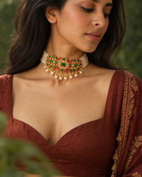 The Panna Patta Choker view 5