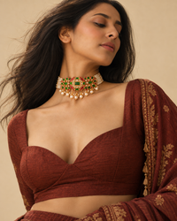 The Panna Patta Choker view 3