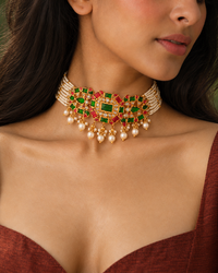 The Panna Patta Choker view 2