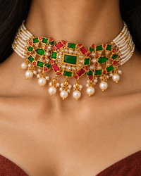 The Panna Patta Choker view 4
