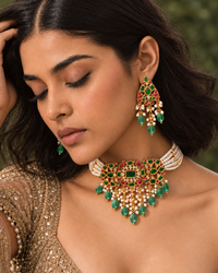 The Sheetal Panna Set view 3