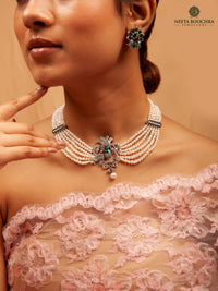 The Morni Haar — Necklace + Earring + Bracelet Set view 1