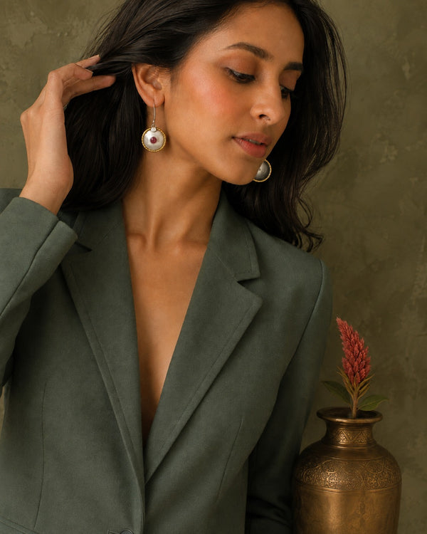 Nitya Two Tone Dangler Earrings alternate