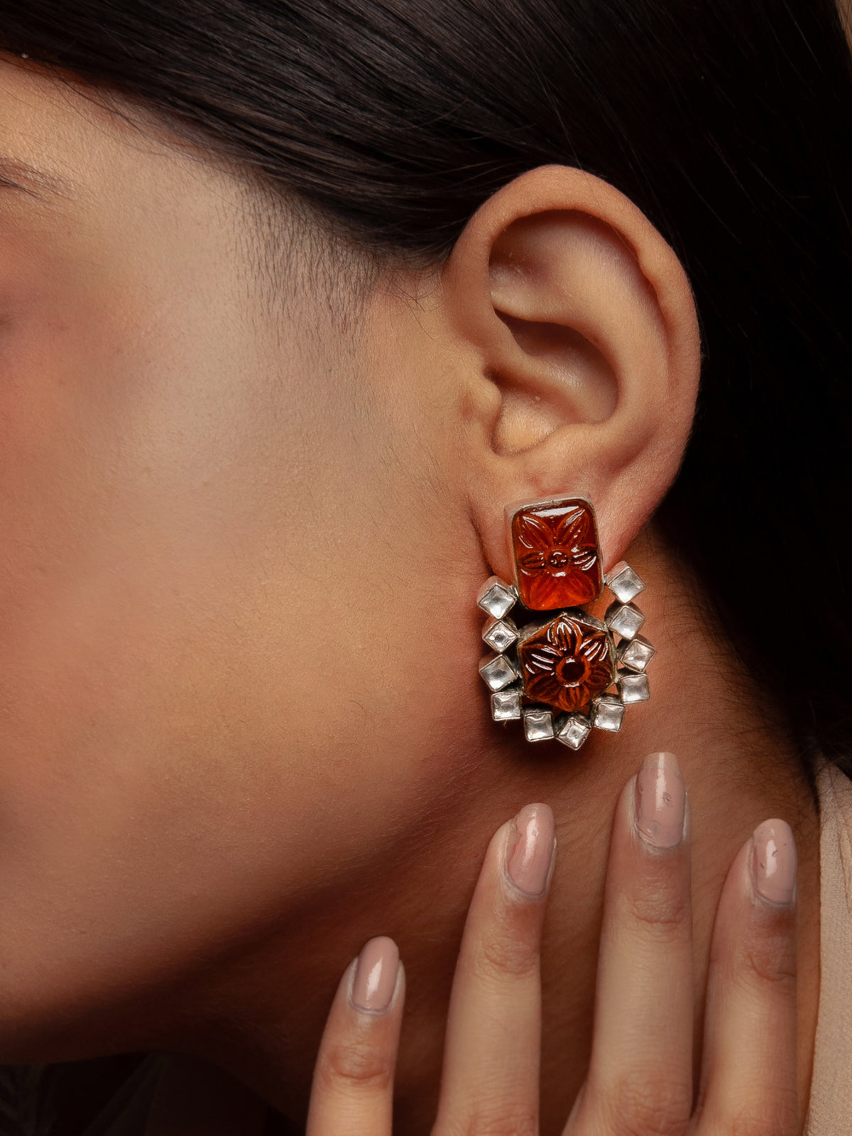 Floral Fusion Earrings view 1