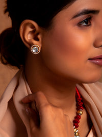 Eternal Sparkle Sterling Silver Earrings with Moissanite view 3