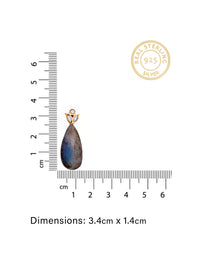 Floral Gemstone Sparkle Earrings view 4