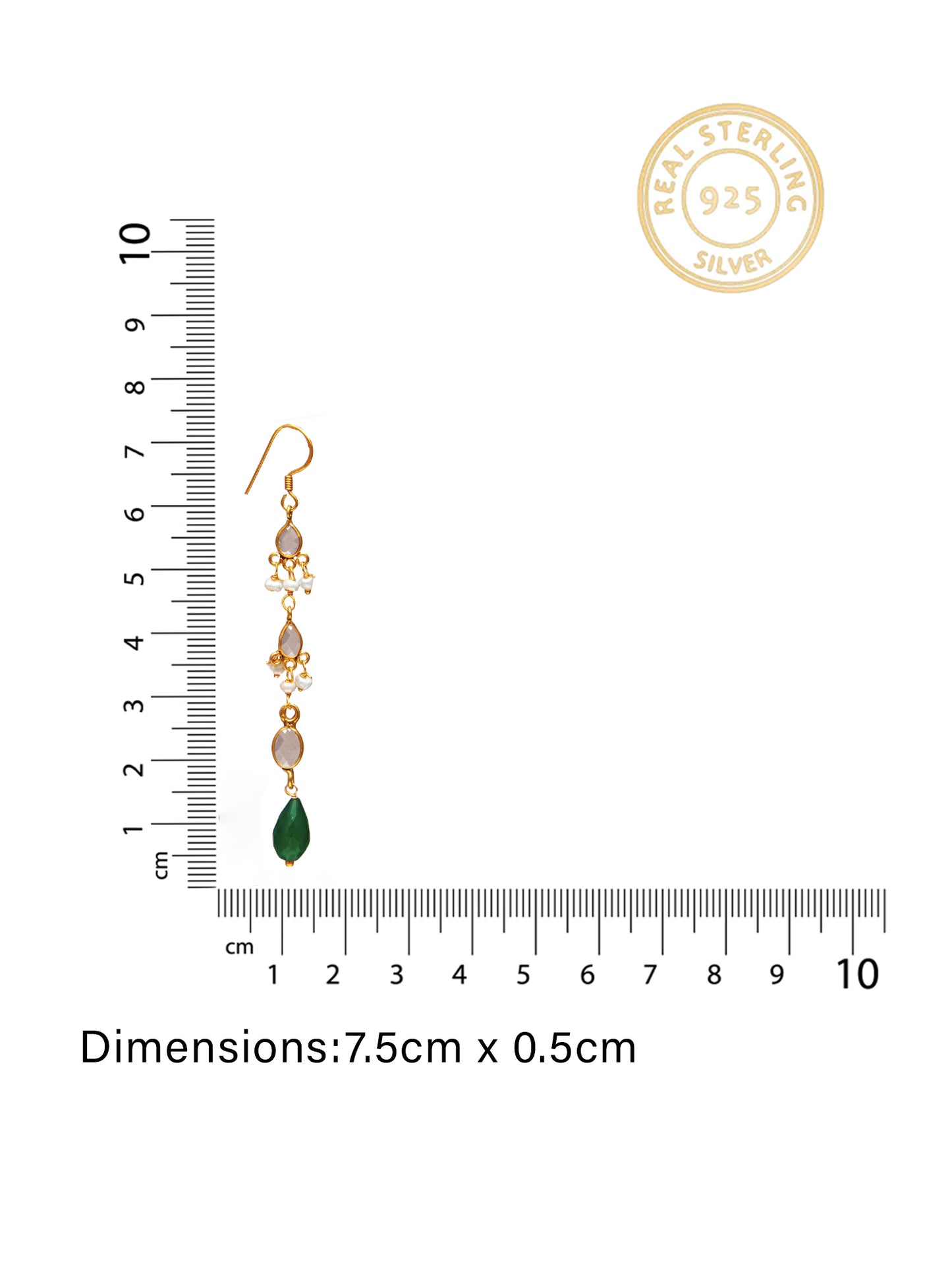 Crystal Cascade Earrings