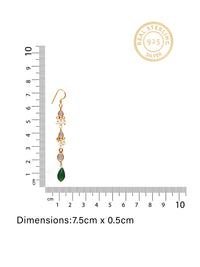 Crystal Cascade Earrings view 4