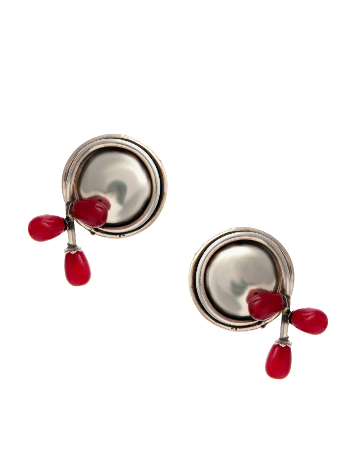 Radiant Ruby Sparkle Earrings view 2