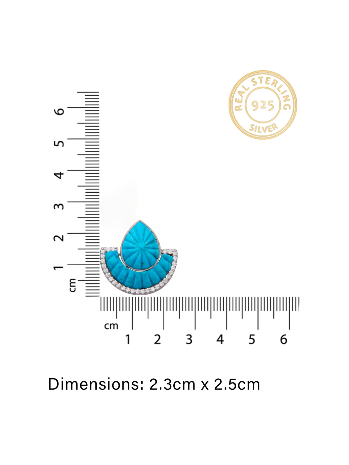 Dual Glam – Turquoise Luxe Convertible Earrings view 5