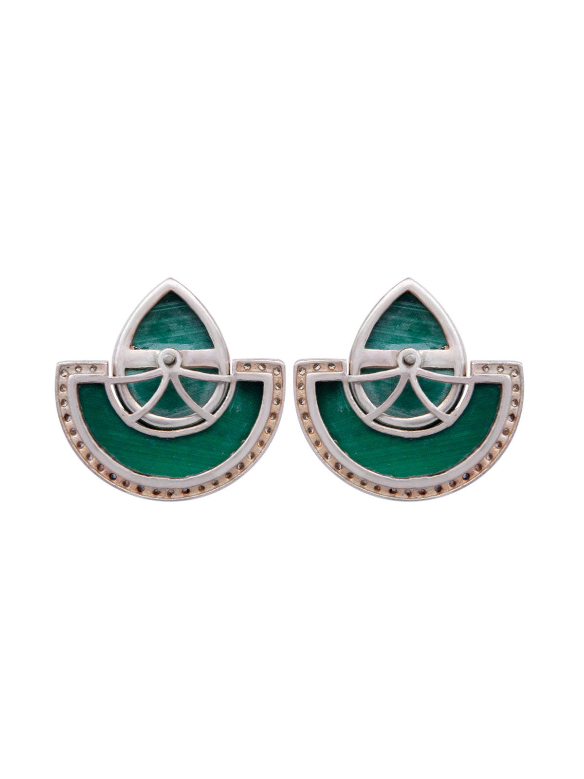 Dual Glam – Malachite Luxe Convertible Earrings view 6