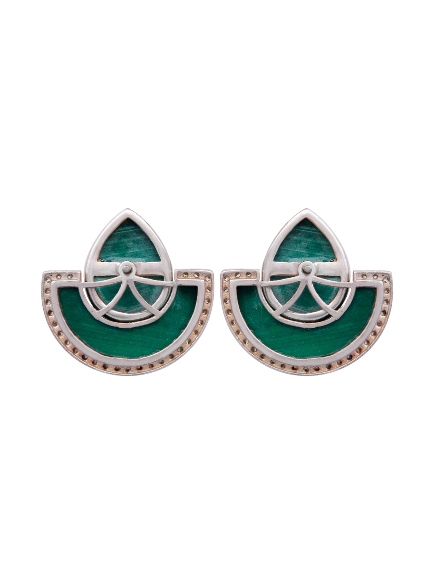 Dual Glam – Malachite Luxe Convertible Earrings