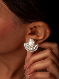 Dual Glam – Mother of Pearl Luxe Convertible Earrings view 1