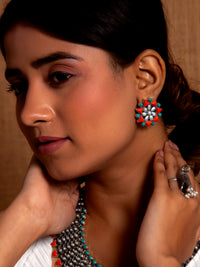 Royal Oasis Gemstone Studs view 3