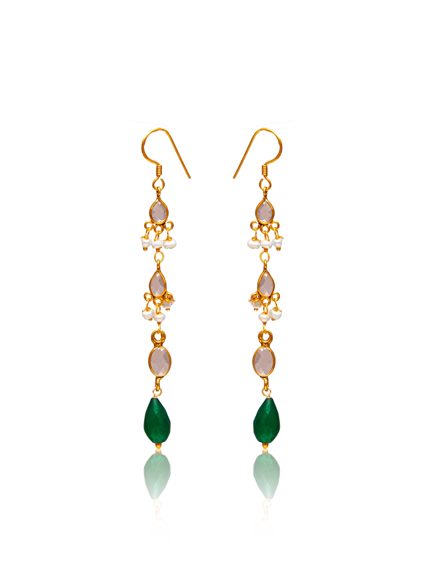 Crystal Cascade Earrings