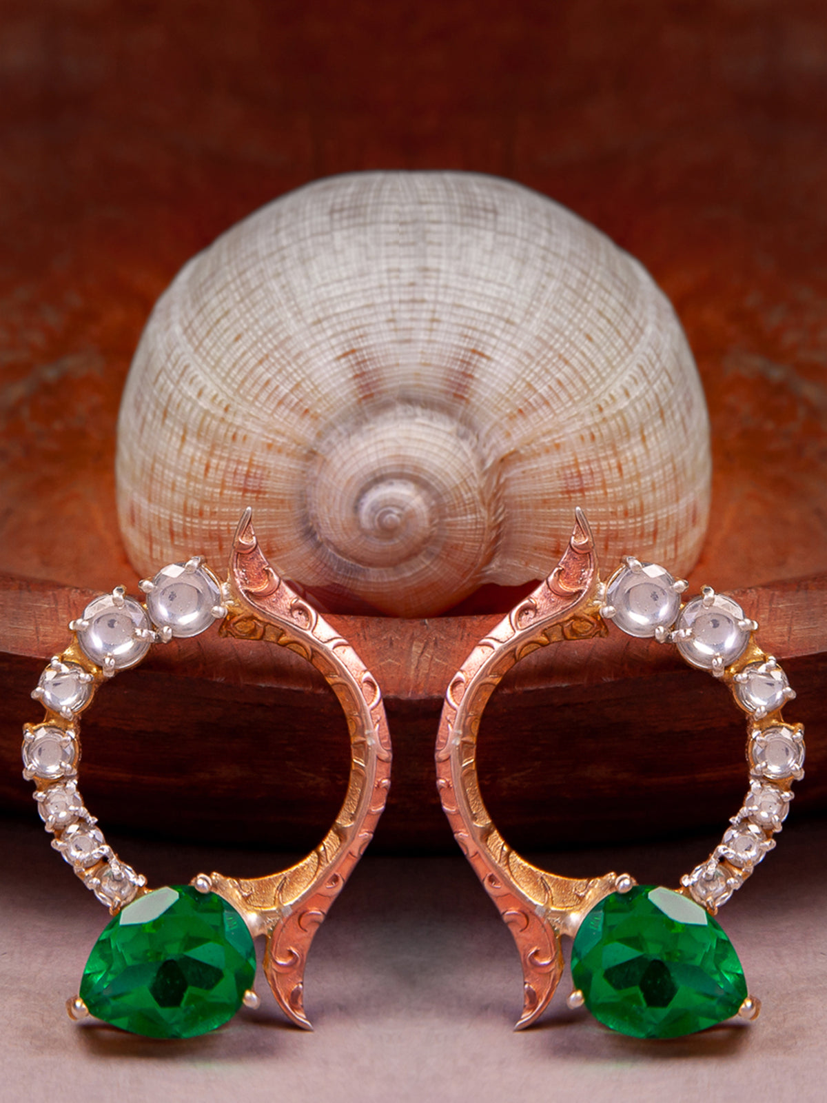 Green Delight Earrings view 2