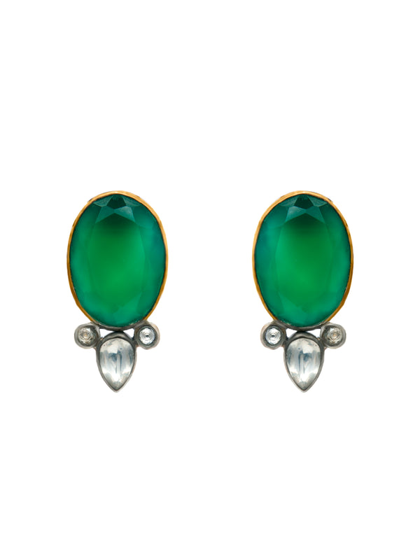 Enchanting Green Onyx Essence Earrings alternate
