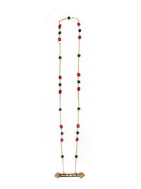 Noir Elegance: 925 Silver Modern Black Gold Necklace view 4