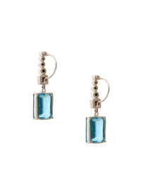 Topaz Sparkle Modern Kundan Earrings: 925 Sterling Silver view 6
