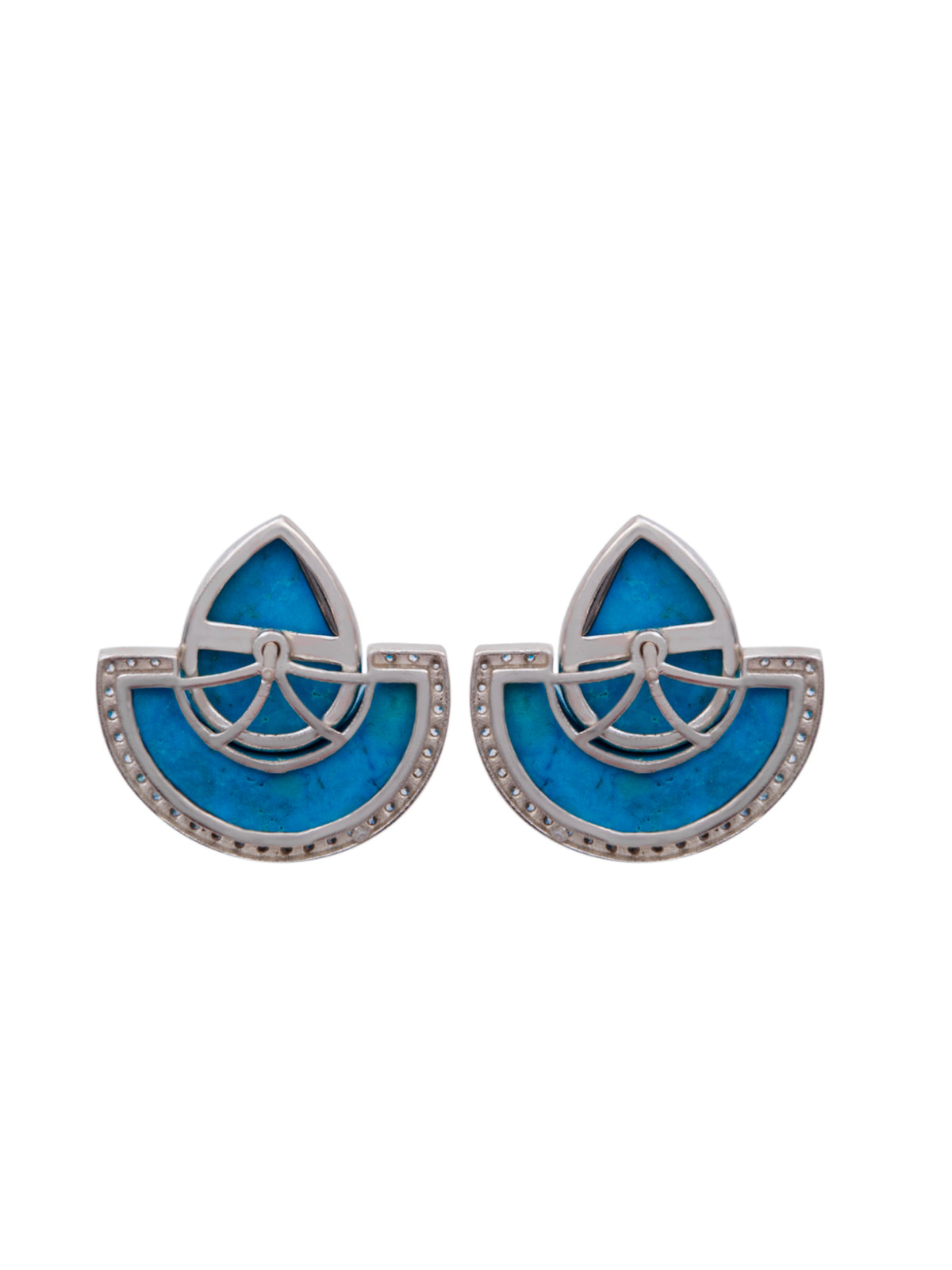 Dual Glam – Turquoise Luxe Convertible Earrings view 6