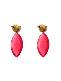 Royal Rose Quartz Sterling Silver Earrings view 5