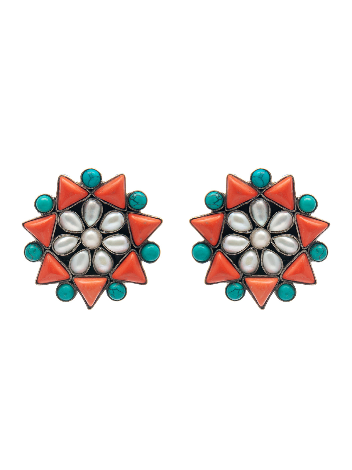 Royal Oasis Gemstone Studs view 2