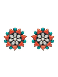 Royal Oasis Gemstone Studs view 2