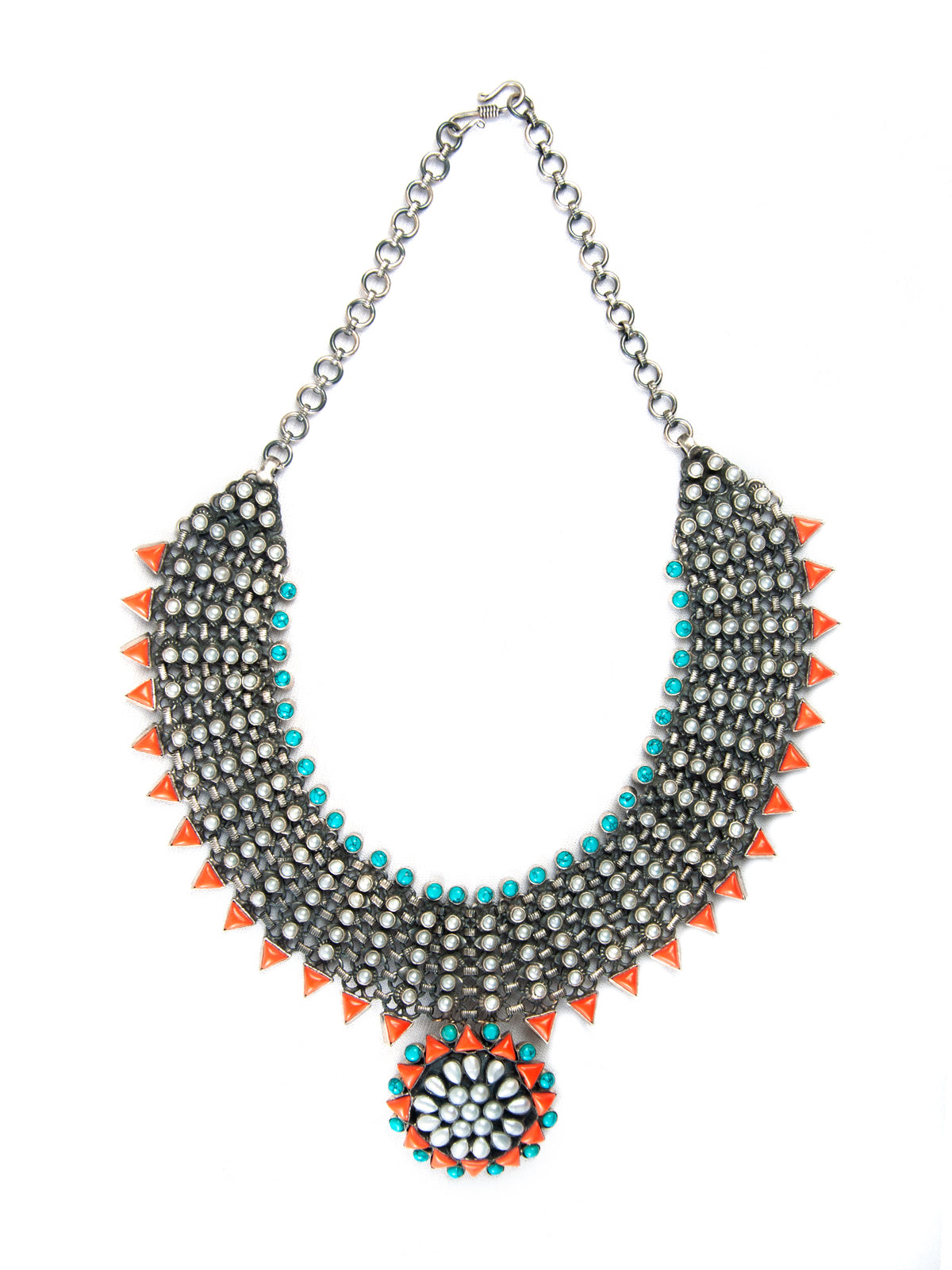 Royal Oasis Statement Gemstone Necklace view 2