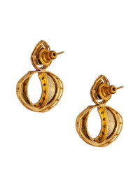 Verdant Fortune Horseshoe Earrings: 925 Sterling Silver view 5