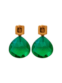 Green Heartshine Earrings view 5
