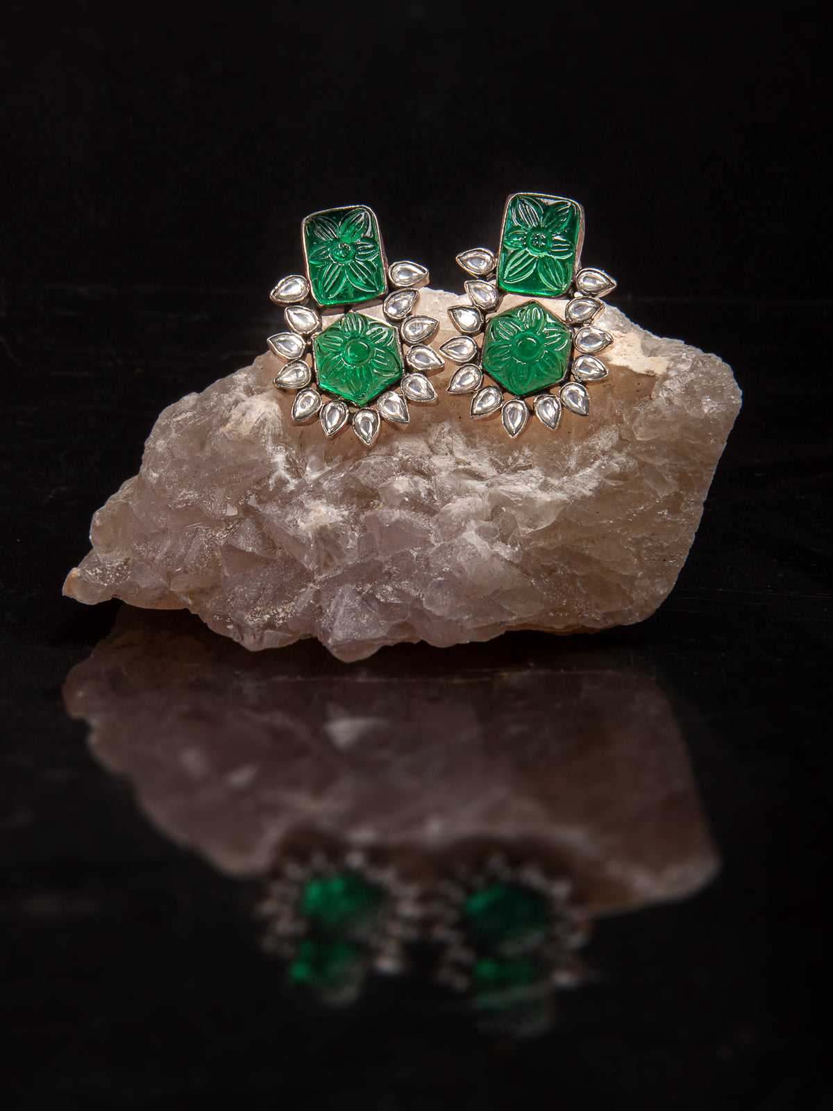 Floral Fusion Earrings view 2