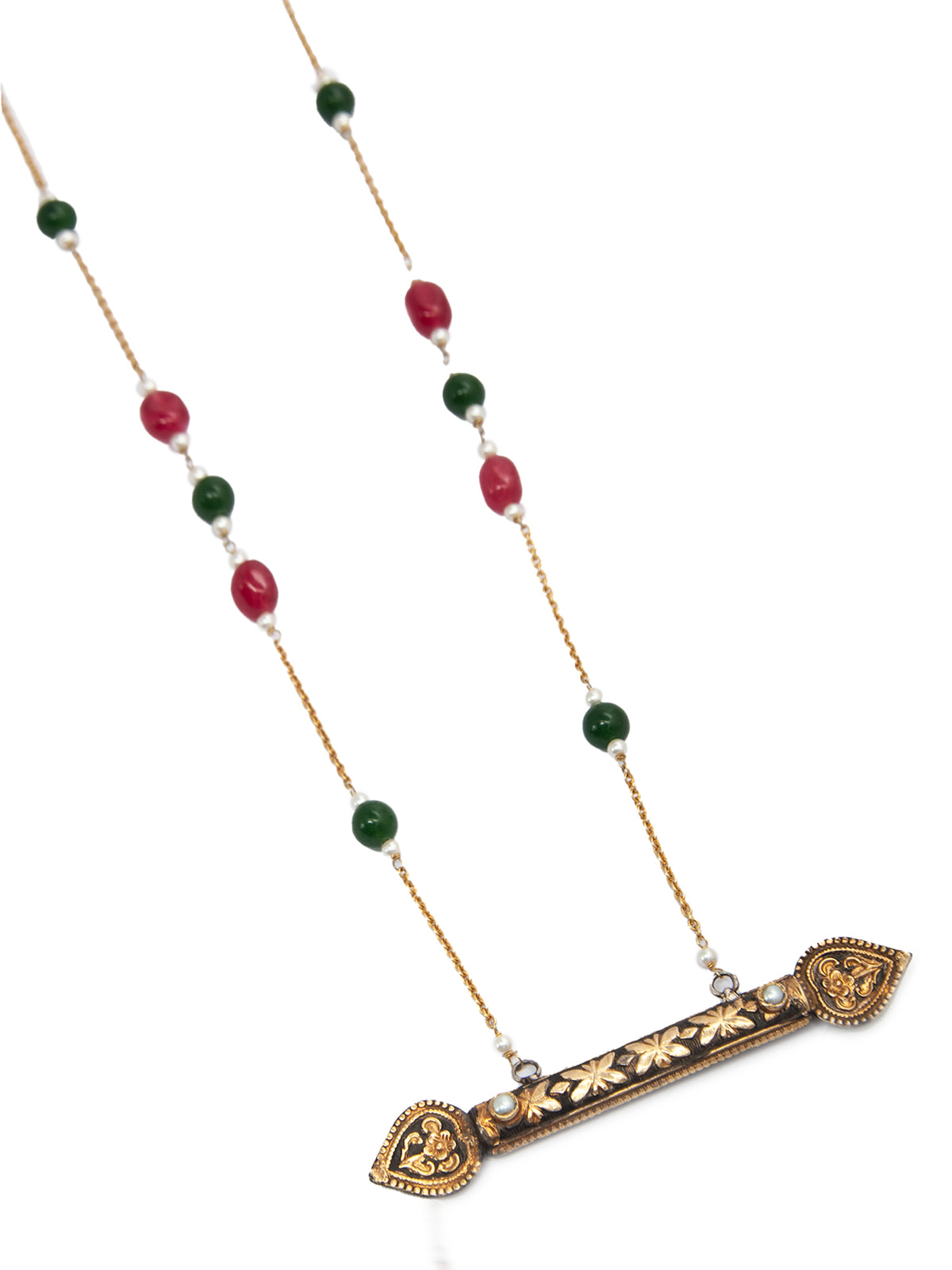 Noir Elegance: 925 Silver Modern Black Gold Necklace view 5