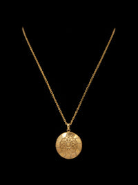 Golden Glow: 925 Silver Modern Everyday Wear Gold Plated Necklace view 1