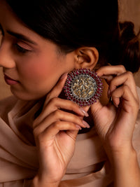 Royal Ruby Chitai Elegance Earrings view 3