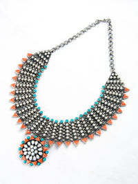 Royal Oasis Statement Gemstone Necklace view 6