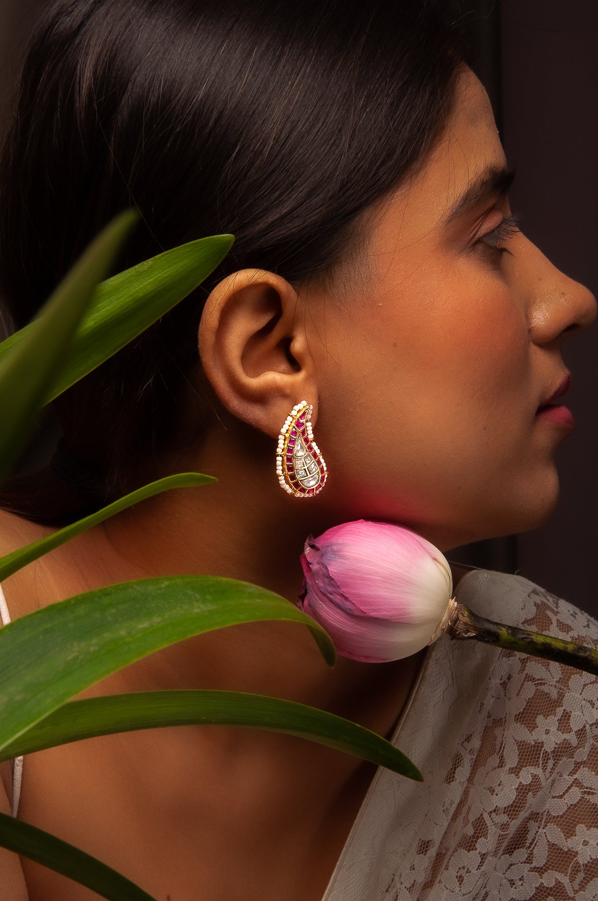 Paisley Blush Earrings view 1