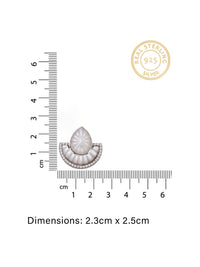 Dual Glam – Mother of Pearl Luxe Convertible Earrings view 5