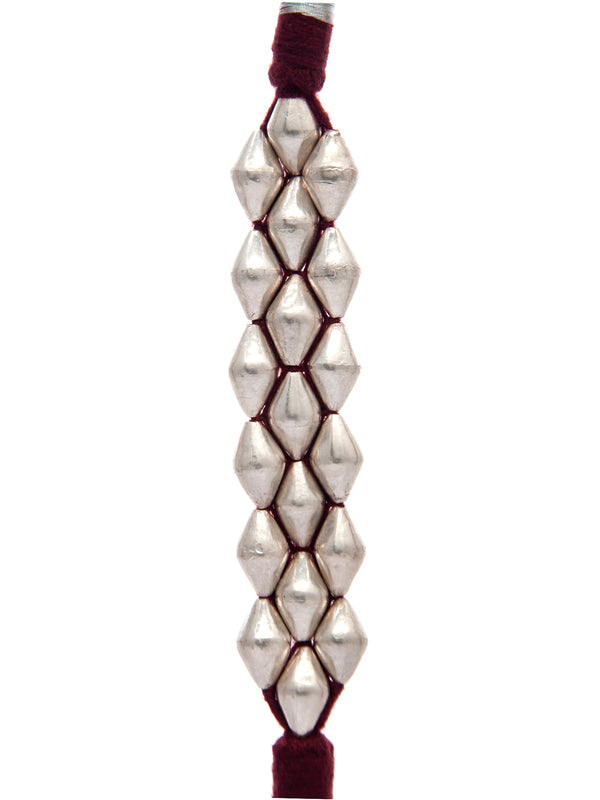Sonic Melody: 925 Silver Dholki Bracelet alternate