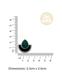 Dual Glam – Malachite & Black Onyx Luxe Convertible Earrings view 5