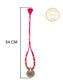 Lotus Radiance: 925 Silver Round Pendant Necklace with Signature Lotus Motif