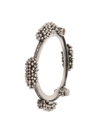 Tribal Ghungroo Rhapsody: 925 Silver Statement Bangle view 5
