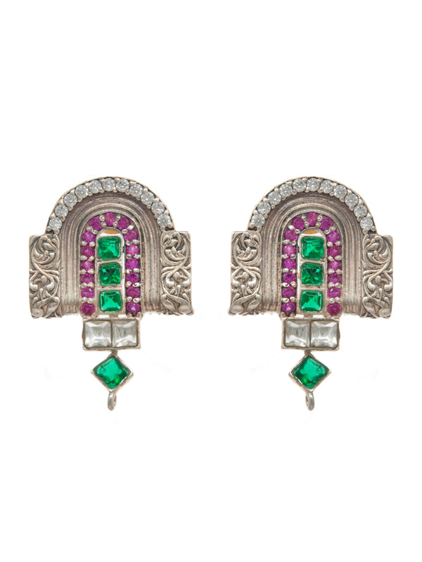 Luck Horseshoe Earrings: 925 Sterling Silver alternate