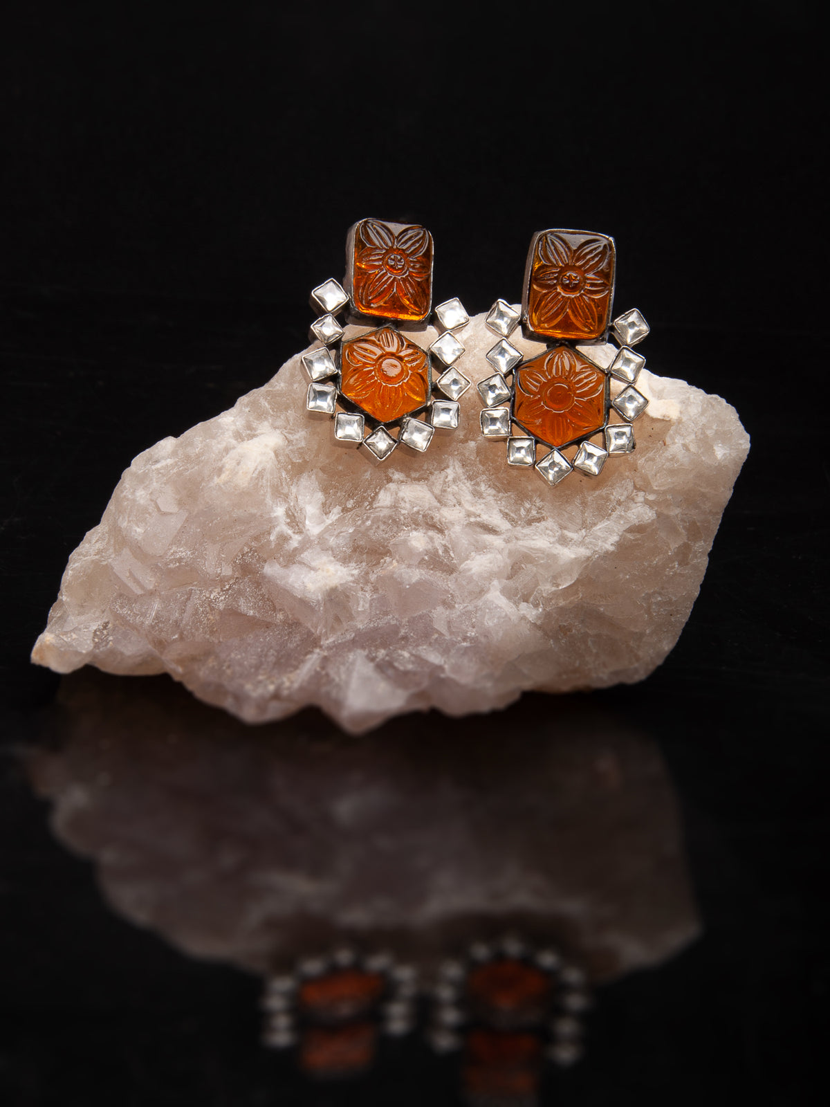 Floral Fusion Earrings view 2