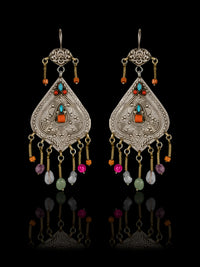 Vidya Balan's 925 Sterling Silver Tribal Earrings view 3