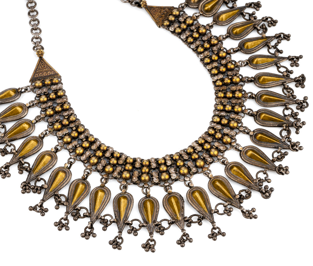Prajakta Koli (@mostlysane) 925 Sterling Silver Gold Plated Statement Necklace view 5