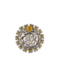 925 Sterling Silver Chitai Kundan Studs view 2