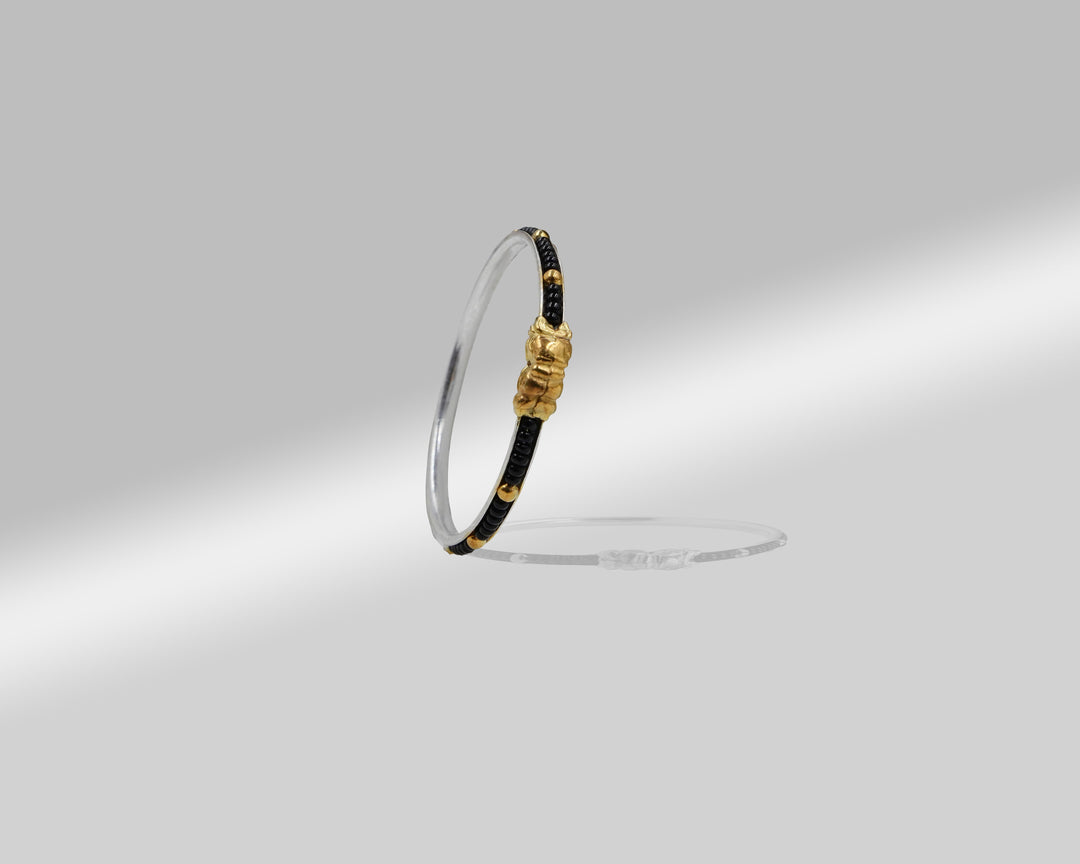 Mystic Blue Meenakaari Ring - Neeta Boochra Jewellery