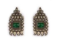 925 Silver Petal Paisley Earrings view 3