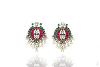 925 Silver Multicolor Statement Earrings view 1