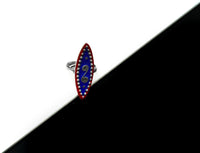 Myriad Blue and Red Long Ring view 3